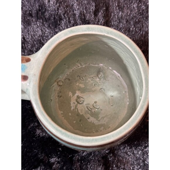 Tonala Pottery Oversized Mugs Geometric & Floral Patterns Set Of 2 - Picture 8 of 10